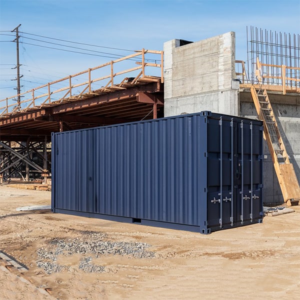 our construction site storage containers are designed to safely store hazardous materials